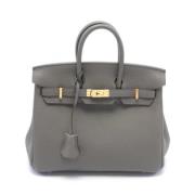 Hermès Vintage Pre-owned Laeder handvskor Gray, Dam