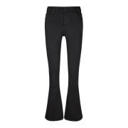 7 For All Mankind Svarta Jeans Ultimat Komfort Stil Black, Dam