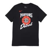 Nike Detroit Pistons NBA Logo Tee Black, Herr