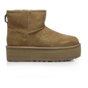 UGG Klassiska Mini Platform Stövlar Brown, Dam