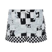 Versace Nautisk Barocco Badshorts MultiColour Multicolor, Herr