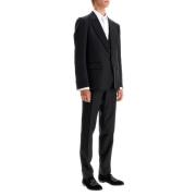 Dolce & Gabbana Silke Ull Tuxedo Suit Black, Herr