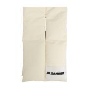 Jil Sander Halsduk med logotyp Yellow, Dam