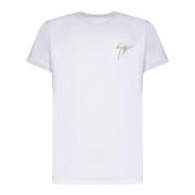 Giuseppe Zanotti Vita T-shirts & Polos Aw24 White, Herr