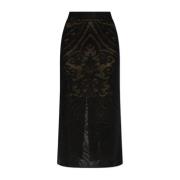 Etro Kjol med bakre spricka Black, Dam