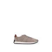 Tod's Vintage Läder T Sneakers Gray, Dam