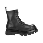 Cult Svarta Bolt Boots Unisex Black, Herr