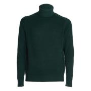 Malo Pine Stickat Tröja Aw24 Green, Herr