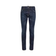 Dsquared2 Mörk Ren Tvätt Cool Kille Jeans Blue, Herr