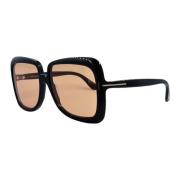 Tom Ford Fyrkantiga solglasögon Lorelai Tf1156 - Svart Black, Dam