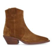 Alpe Läder Ankelboots Brun Holly Modell Brown, Dam