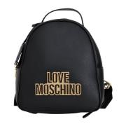 Love Moschino Svart damryggsäck snygg och praktisk Black, Dam