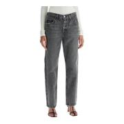 Agolde Vintage Valen Jeans med Distressed Detaljer Gray, Dam