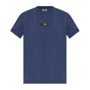 Versace Jeans Couture T-shirt med logopatch Blue, Herr