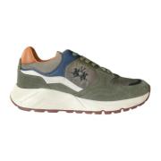 La Martina Mocka och Nylon Sneaker Green, Herr