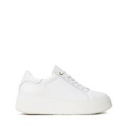 Twinset Vita Läder Sneakers White, Dam