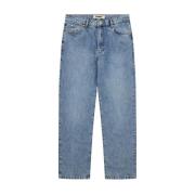 Woodbird Herr Leroy Doone Jeans med dragkedja Blue, Herr