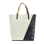 Marni Färgblock PVC Toteväska Multicolor, Herr