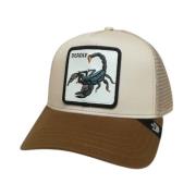 Goorin Bros Beige Skorpion Trucker Cap Beige, Unisex