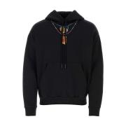 Marcelo Burlon Stilren Sweatshirt med Unik Design Black, Herr