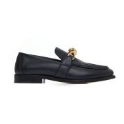 Bottega Veneta Svarta Läderloafers med Knutdetalj Black, Dam