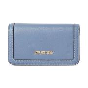 Love Moschino Stilren Läder Väska Blue, Dam