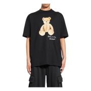 Palm Angels Bear in Mind Grafisk T-shirt Black, Herr