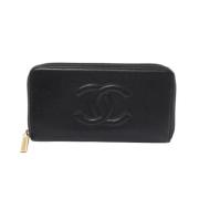 Chanel Vintage Pre-owned Laeder plnbcker Black, Dam