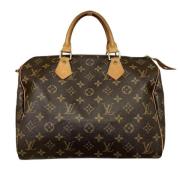 Louis Vuitton Vintage Pre-owned Canvas handvskor Brown, Dam