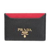 Prada Vintage Pre-owned Laeder plnbcker Black, Herr