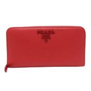 Prada Vintage Pre-owned Laeder plnbcker Red, Dam