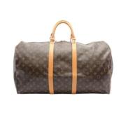 Louis Vuitton Vintage Pre-owned Canvas handvskor Brown, Dam