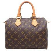 Louis Vuitton Vintage Pre-owned Canvas handvskor Brown, Dam