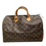 Louis Vuitton Vintage Pre-owned Canvas handvskor Brown, Dam