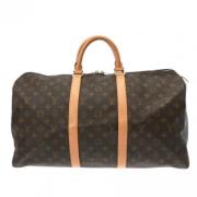 Louis Vuitton Vintage Pre-owned Canvas handvskor Brown, Dam