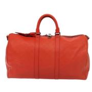 Louis Vuitton Vintage Pre-owned Laeder handvskor Red, Dam