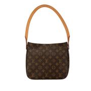 Louis Vuitton Vintage Pre-owned Canvas handvskor Brown, Dam