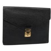 Louis Vuitton Vintage Pre-owned Laeder portfljer Black, Dam