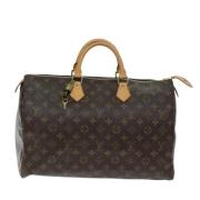 Louis Vuitton Vintage Pre-owned Canvas handvskor Brown, Dam