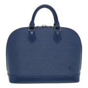 Louis Vuitton Vintage Pre-owned Laeder handvskor Blue, Dam