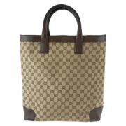 Gucci Vintage Pre-owned Canvas gucci-vskor Brown, Dam