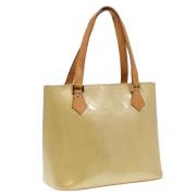 Louis Vuitton Vintage Pre-owned Laeder handvskor Beige, Dam