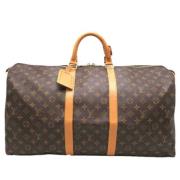 Louis Vuitton Vintage Pre-owned Canvas handvskor Brown, Dam