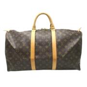 Louis Vuitton Vintage Pre-owned Canvas handvskor Brown, Dam