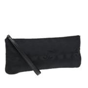 Chanel Vintage Pre-owned Nylon necessrer Black, Dam