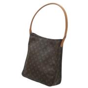 Louis Vuitton Vintage Pre-owned Canvas handvskor Brown, Dam