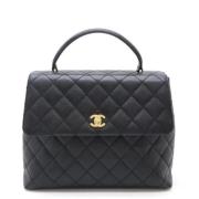 Chanel Vintage Pre-owned Laeder handvskor Black, Dam