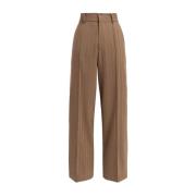 Weili Zheng Vida Casual Byxor med Piping Beige, Dam