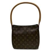 Louis Vuitton Vintage Pre-owned Canvas handvskor Brown, Dam