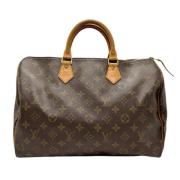 Louis Vuitton Vintage Pre-owned Canvas handvskor Brown, Dam